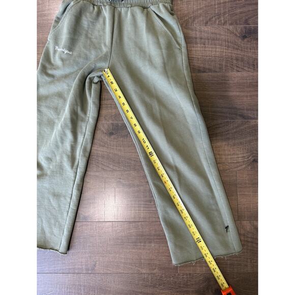 Bearded goat overnight sweatpants, olive green joggers women’s size small - Picture 6 of 6